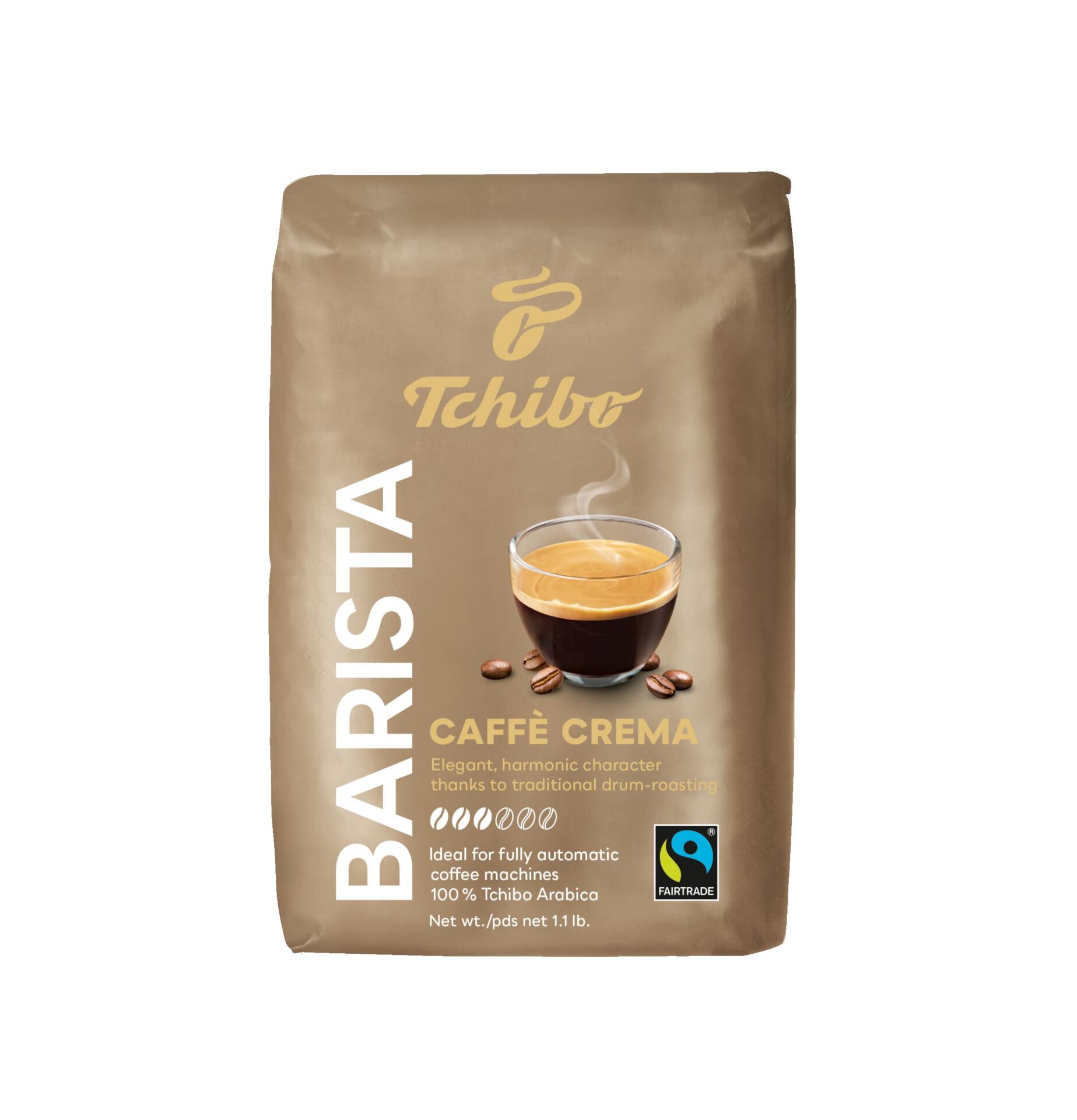 Tchibo Barista Caffe Crema Kawa Ziarnista 500G Arabika - obrazek 13