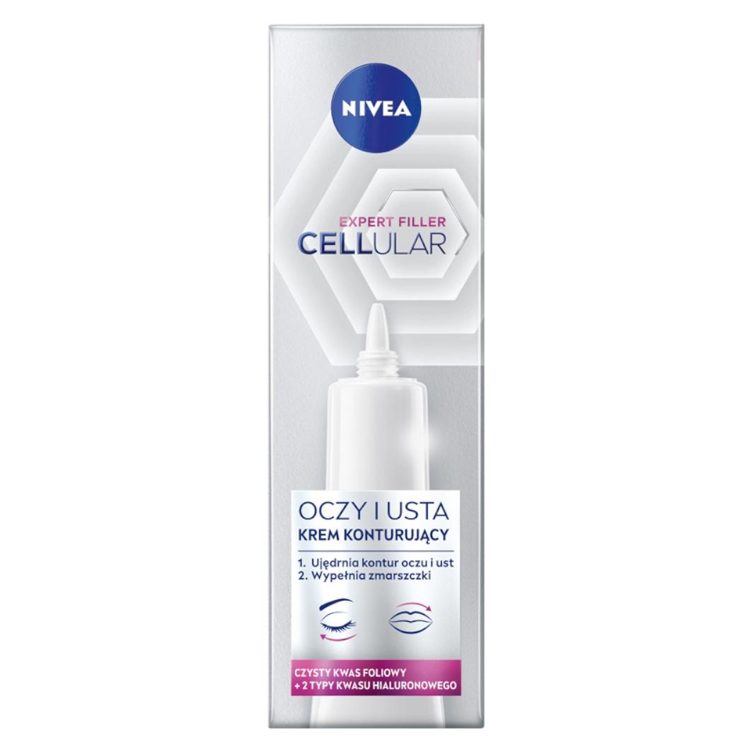 NIVEA Hyaluron Cellular Filler Przeciwzmarszczkowy krem pod oczy 15 ml - obrazek 4