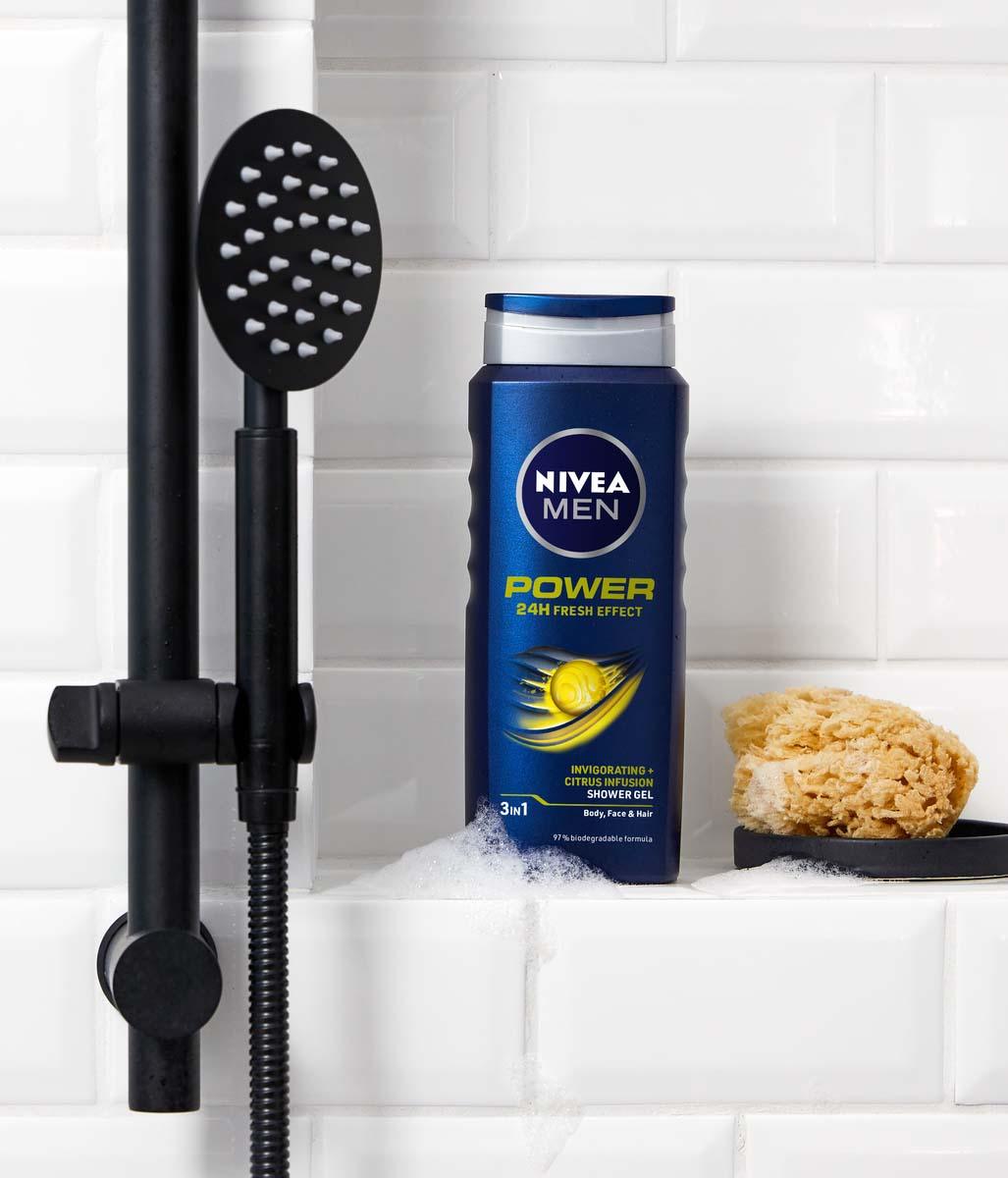 NIVEA Men żel pod prysznic Power Fresh 500 ml - obrazek 7