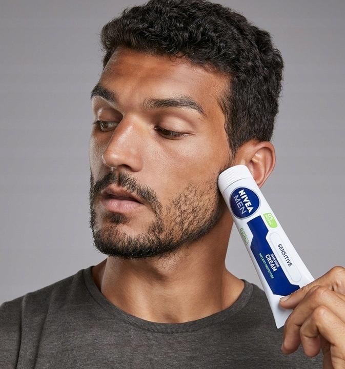 NIVEA MEN ŁAGODZĄCY KREM DO GOLENIA SENSITIVE 100 ml - obrazek 3