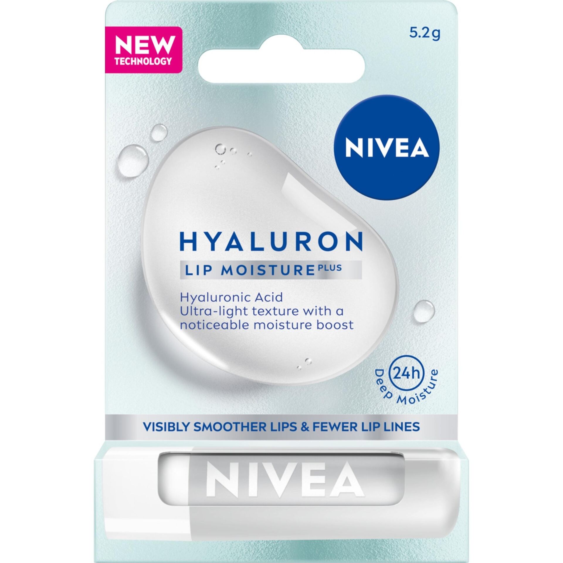 NIVEA Hyaluron Moisture Plus Balsam Pomadka do ust - obrazek 4