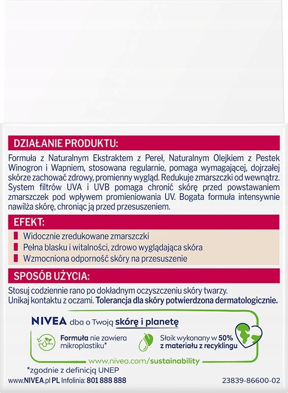 NIVEA Krem na Dzień Vital Przeciwzmarszczkowy Nawilżający, 50 ml - obrazek 8
