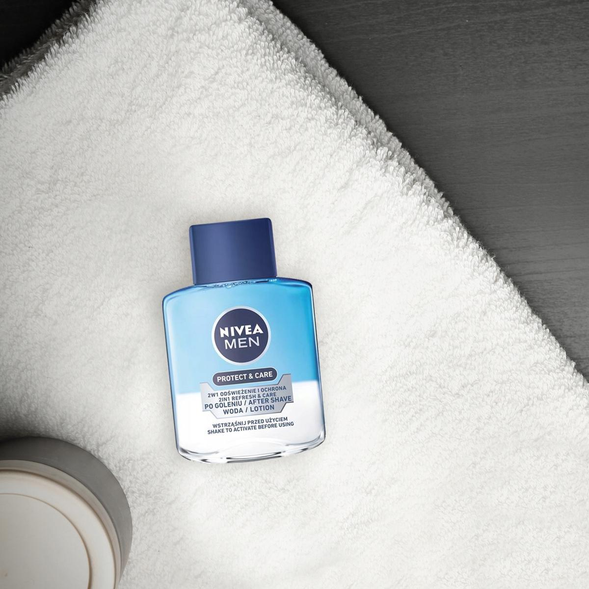 NIVEA MEN Woda po goleniu Protect Care 2w1 100ml - obrazek 16