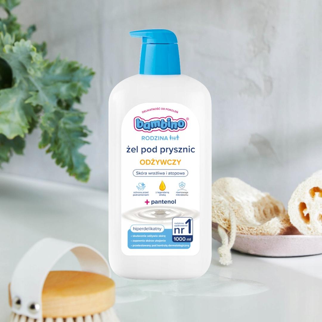 BAMBINO Rodzina Żel pod prysznic odżywczy, 1000 ml - obrazek 2