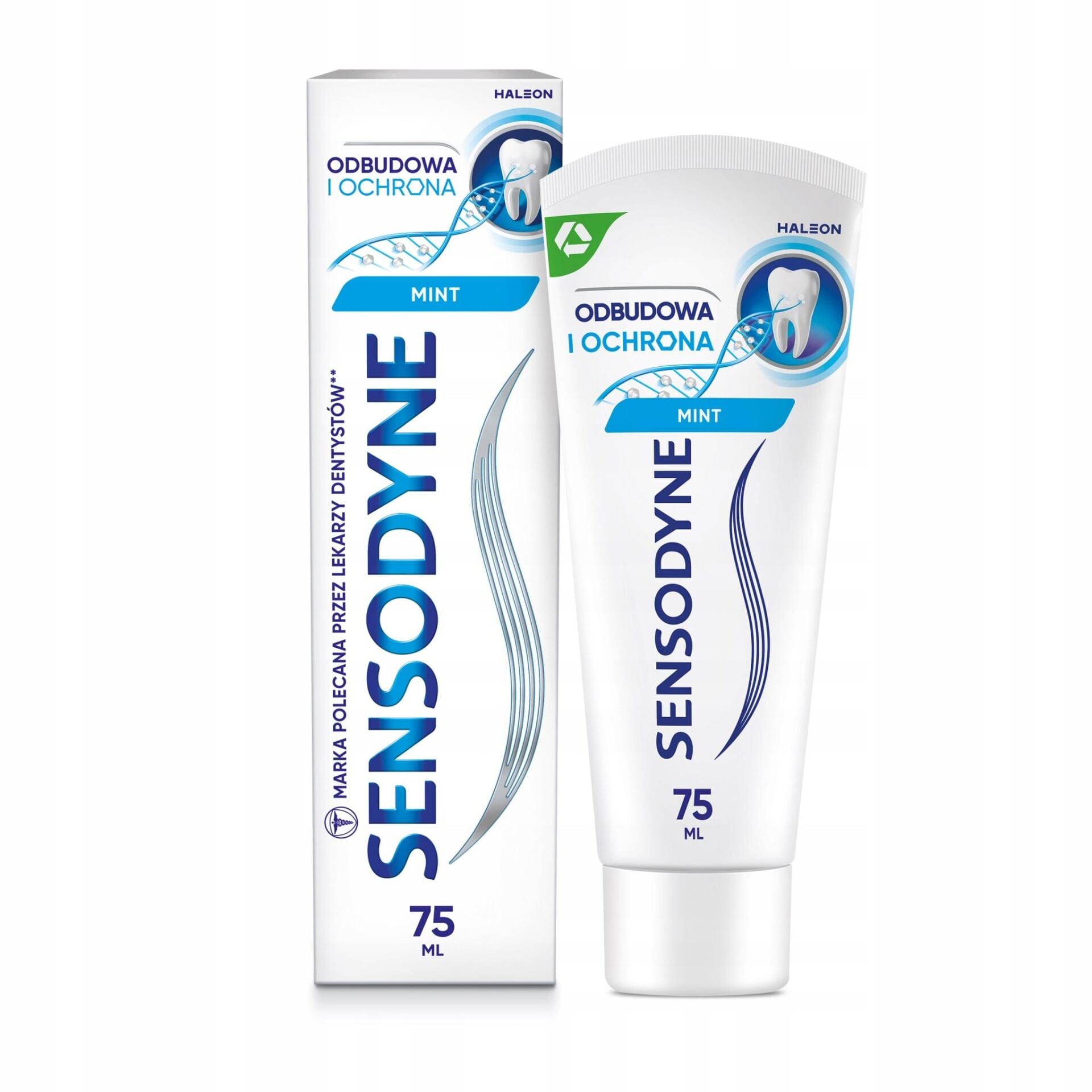 Sensodyne Pasta do zębów Odbudowa i Ochrona miętowa ochrona szkliwa 75ml