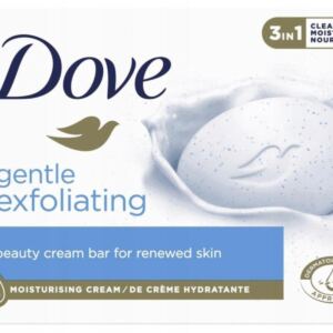 Dove Mydło Kremowa Kostka Myjąca Delikatnie Złuszczająca Kostka 3w1 90g