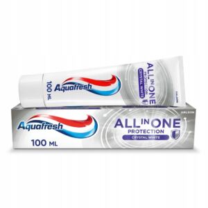Aquafresh All in One Crystal White Pasta do zębów z fluorkiem 100 ml
