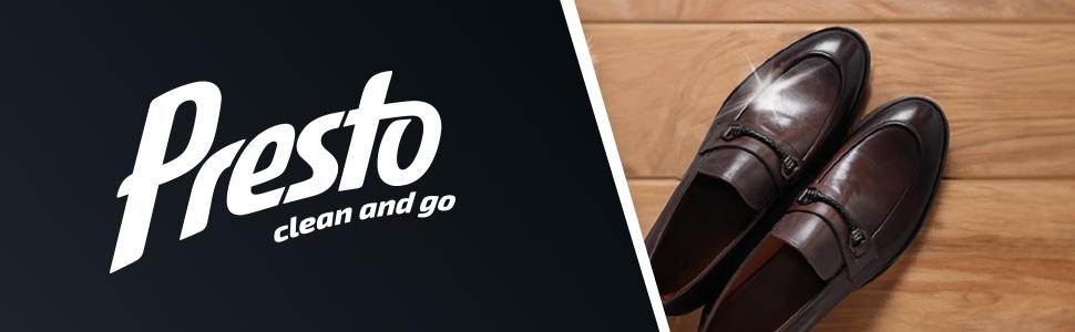 Presto Ściereczki nawilżane z woskiem do butów i wyrobów ze skóry 15 sztuk - obrazek 6