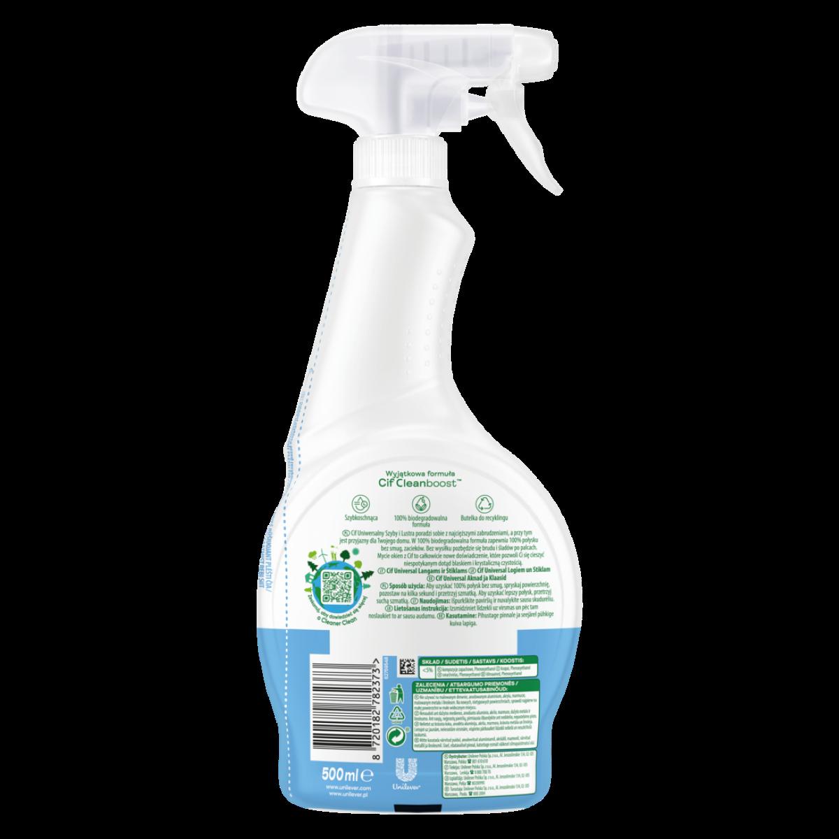 CIF Uniwersalny płyn do szyb i luster 500 ml - obrazek 3