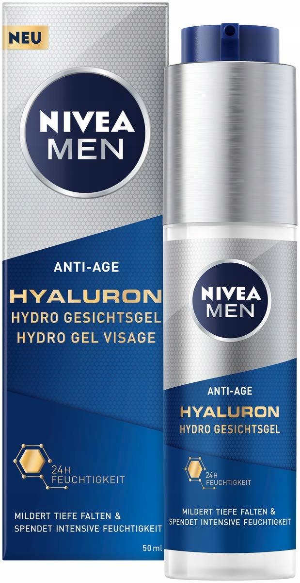 NIVEA MEN HYALURON Przeciwzmarszczkowy Żel do twarzy, 50 ml - obrazek 7