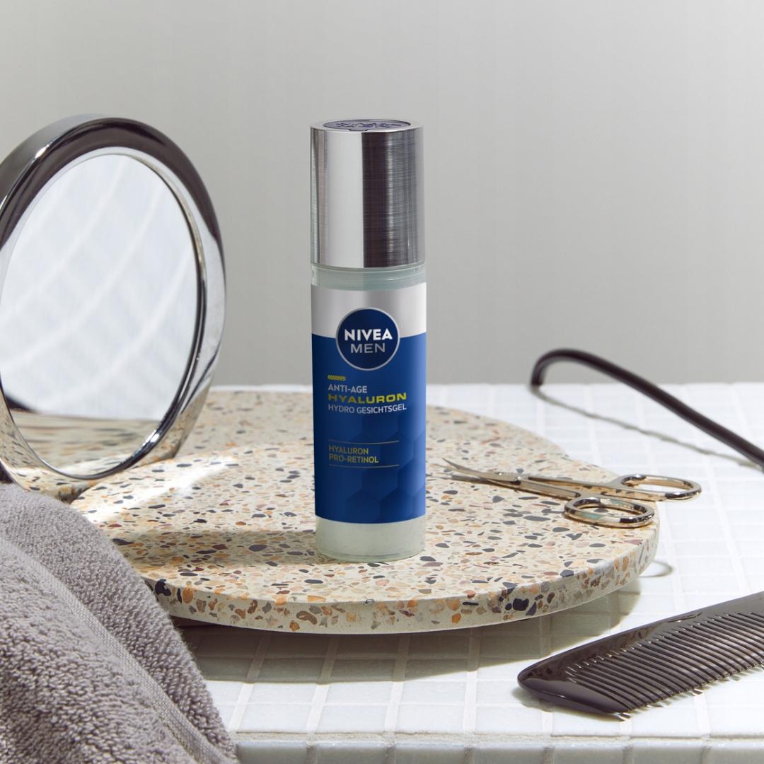 NIVEA MEN HYALURON Przeciwzmarszczkowy Żel do twarzy, 50 ml - obrazek 5