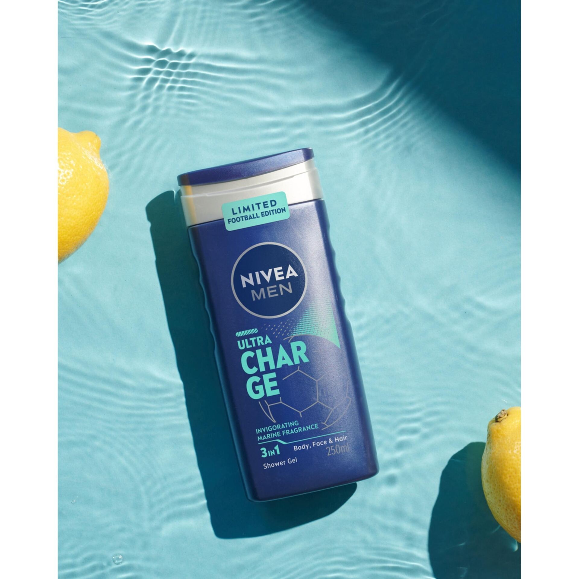 NIVEA MEN Ultra Charge Żel pod prysznic, 250 ml - obrazek 10