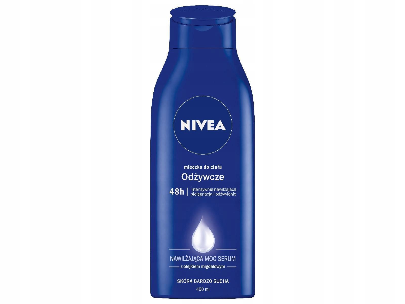 NIVEA Mleczko Odżywcze do ciała 400ml BODY - obrazek 9