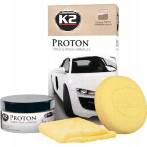 K2 PROTON Twardy Wosk Samochodowy CARNAUBA do Ochrony Lakieru 200g G040