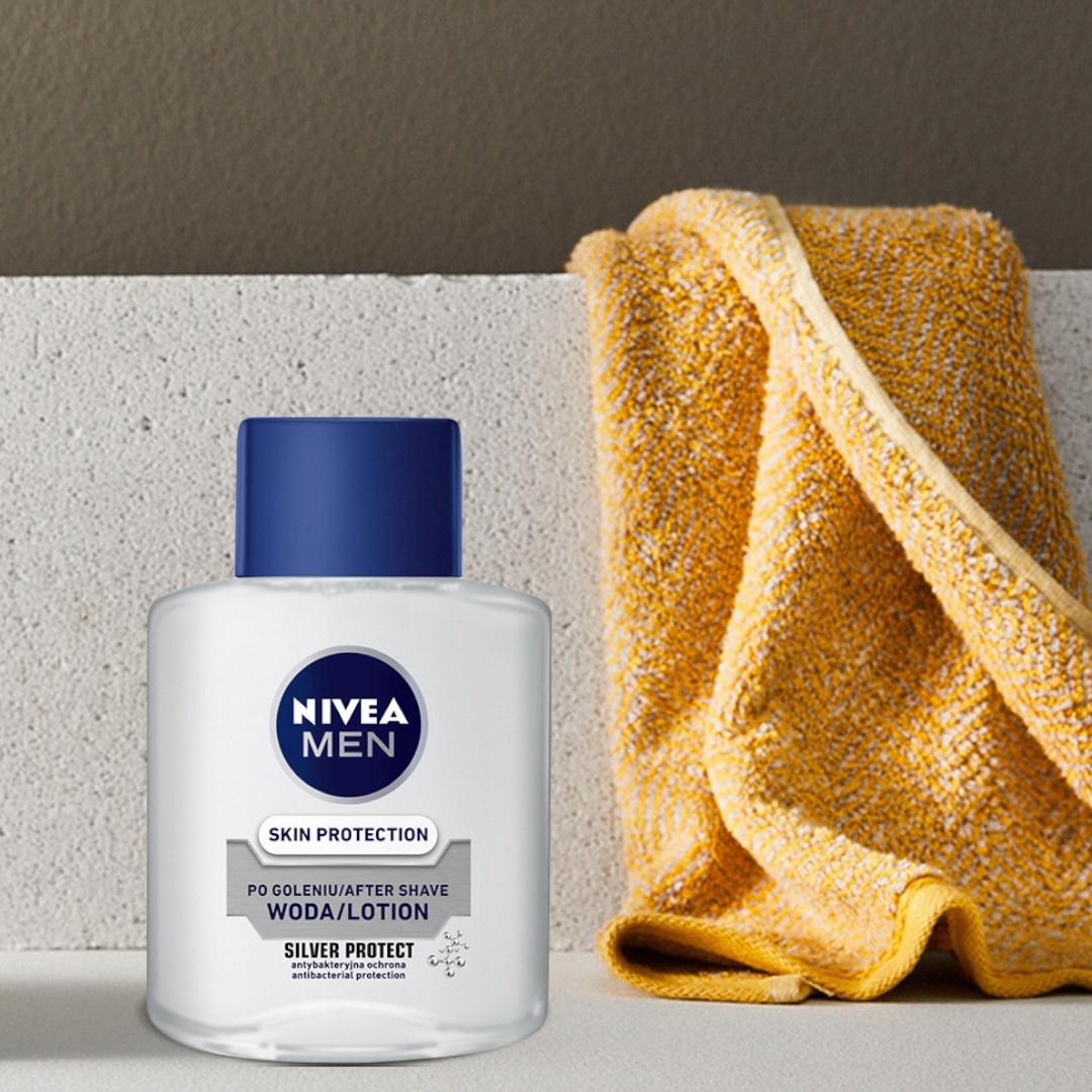 NIVEA MEN Woda po goleniu Silver Protect 100ml - obrazek 7