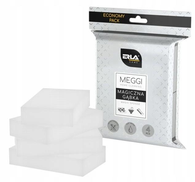 K2 ERLA MEGGI MAGICZNA GĄBKA DO CZYSZCZENIA ZESTAW 4 SZTUKI - obrazek 7