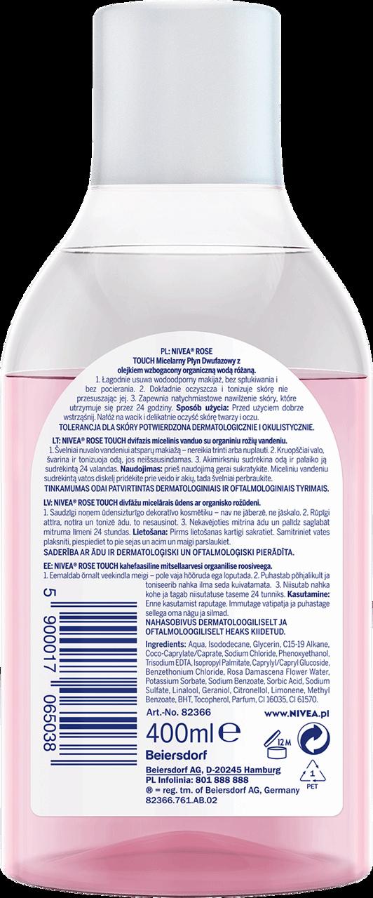 NIVEA Micelar Dwufazowy płyn do demakijażu 400ml - obrazek 9