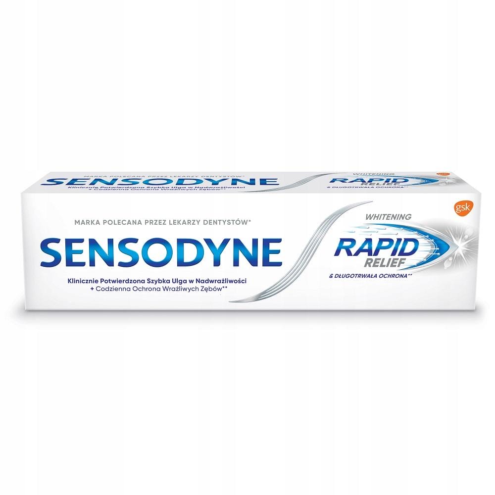 SENSODYNE Pasta do zębów Ultraszybka Ulga Whitening 75ml - obrazek 2