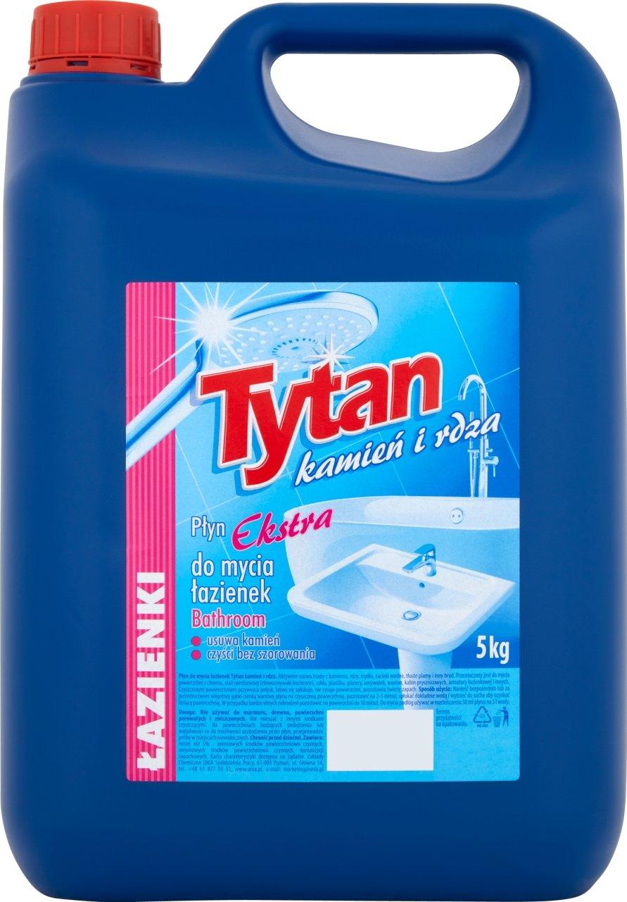 TYTAN Kamień i Rdza Płyn do Mycia Łazienki Dezynfekujący na Osady 5 kg - obrazek 3