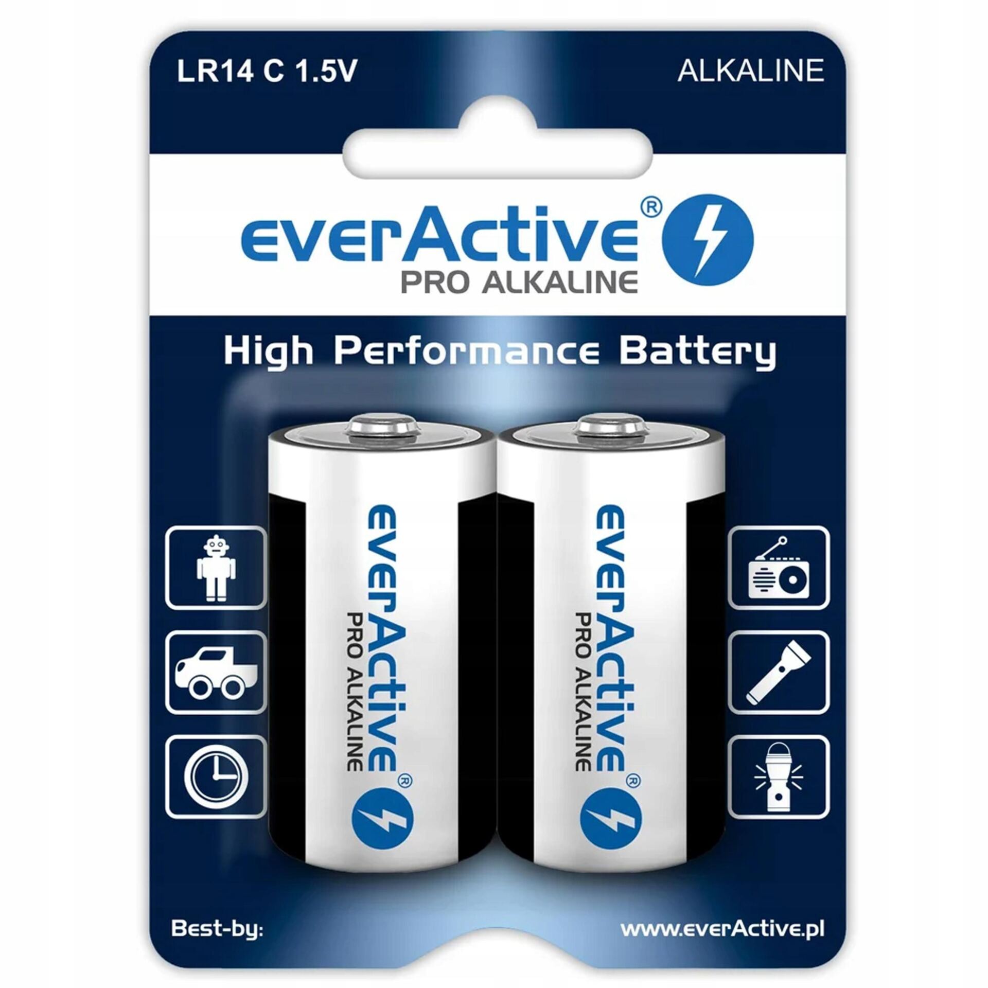 EverActive Pro Alkaline LR14 2BL