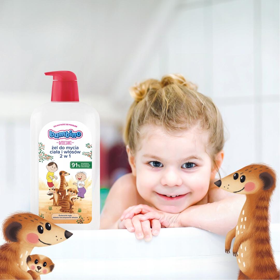 BAMBINO DZIECIAKI Żel do kąpieli dla dzieci 1000ml - obrazek 6