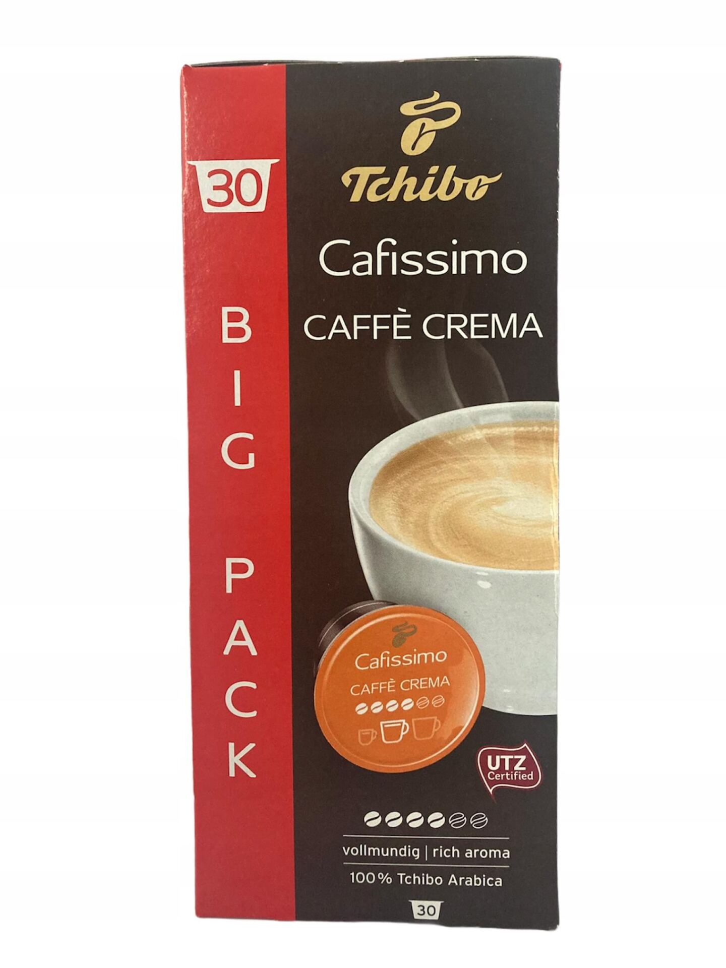 Tchibo Cafissimo Crema Rich Aroma Kawa Kapsułki 30kaps Arabika - obrazek 10