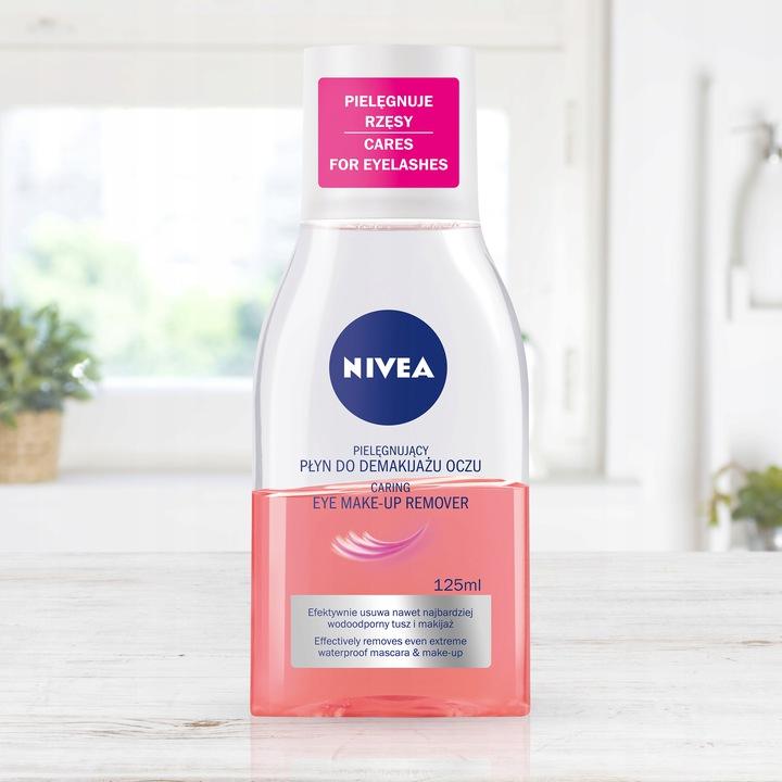 NIVEA Dwufazowy płyn do demakijażu oczu 125ml - obrazek 2