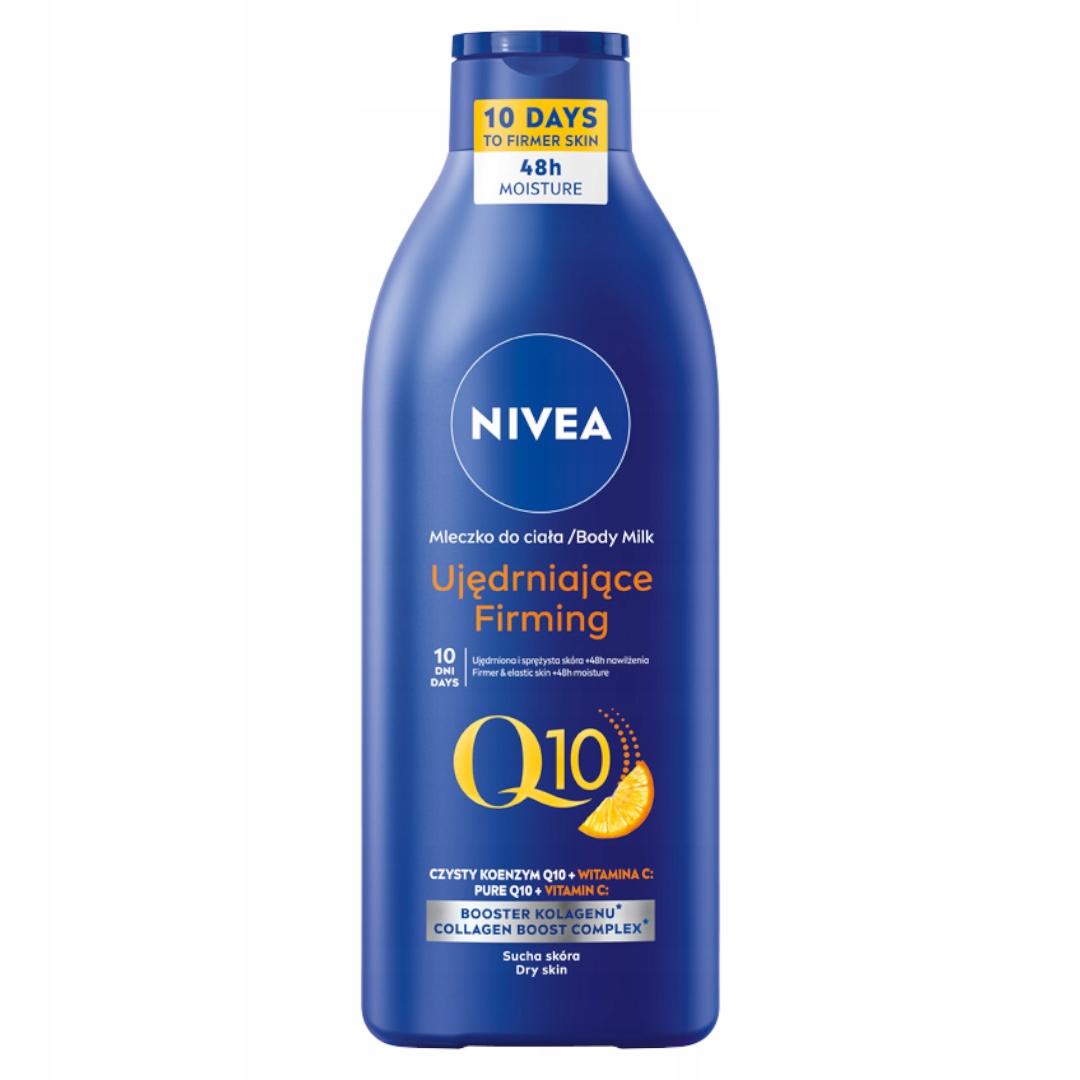 NIVEA UJĘDRNIAJĄCE MLECZKO DO CIAŁA Q10 + WITAMINA C 400 ML