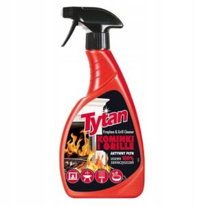 TYTAN P艁YN DO CZYSZCZENIA SZYB KOMINK脫W GRILLA 500ML