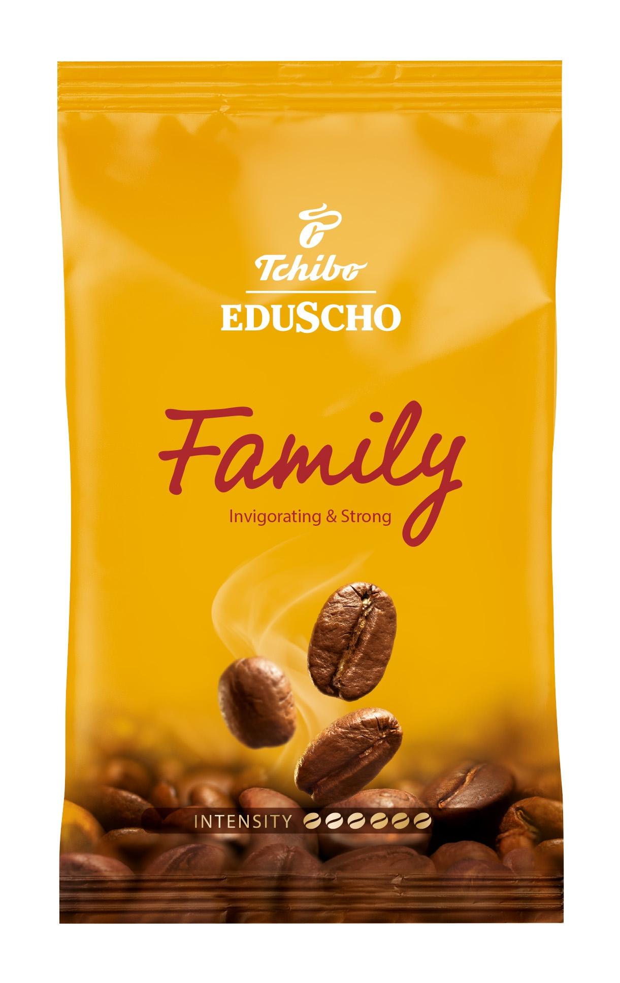 Tchibo Eduscho Family 100g Kawa Mielona Palona - obrazek 9