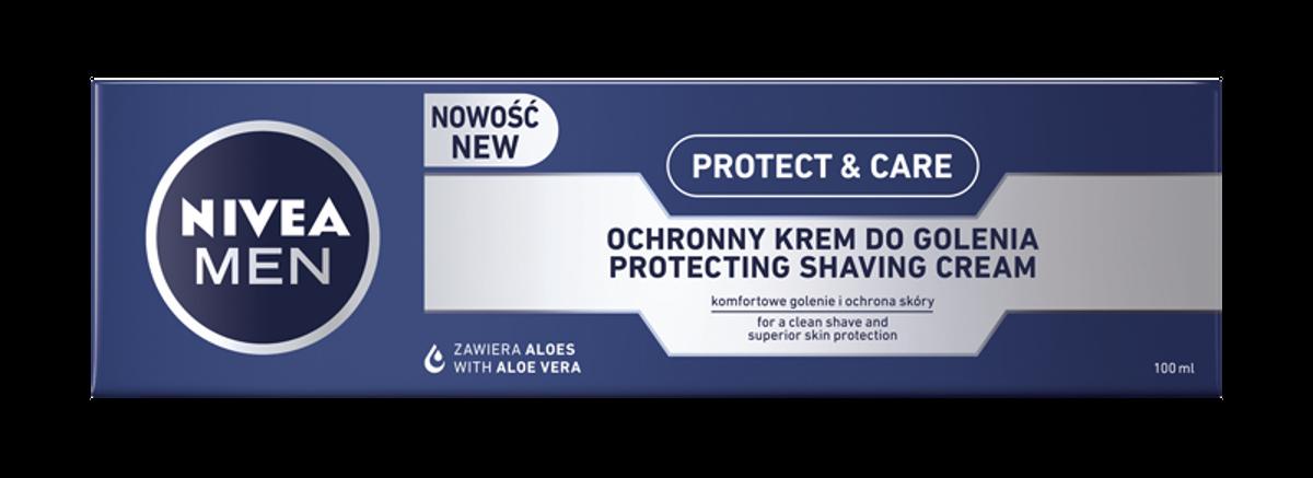 NIVEA MEN Krem do golenia Protect&Care 100ml - obrazek 8