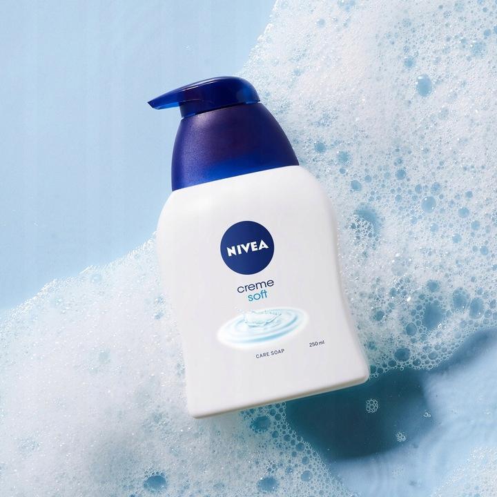 NIVEA Mydło w płynie Creme Soft 250ml - obrazek 2