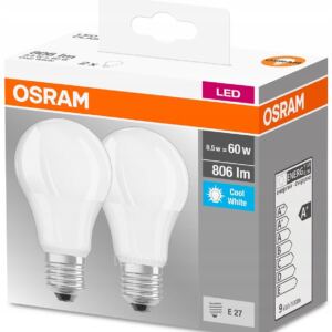 Osram 2x żarówki LED E27 8,5W=60W 806lm 4000K