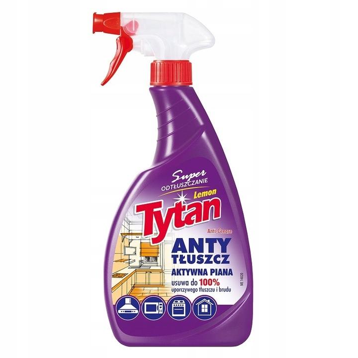 TYTAN Anty-tłuszcz Odtłuszczacz Do Usuwania Tłuszczu Aktywna Piana 500ml