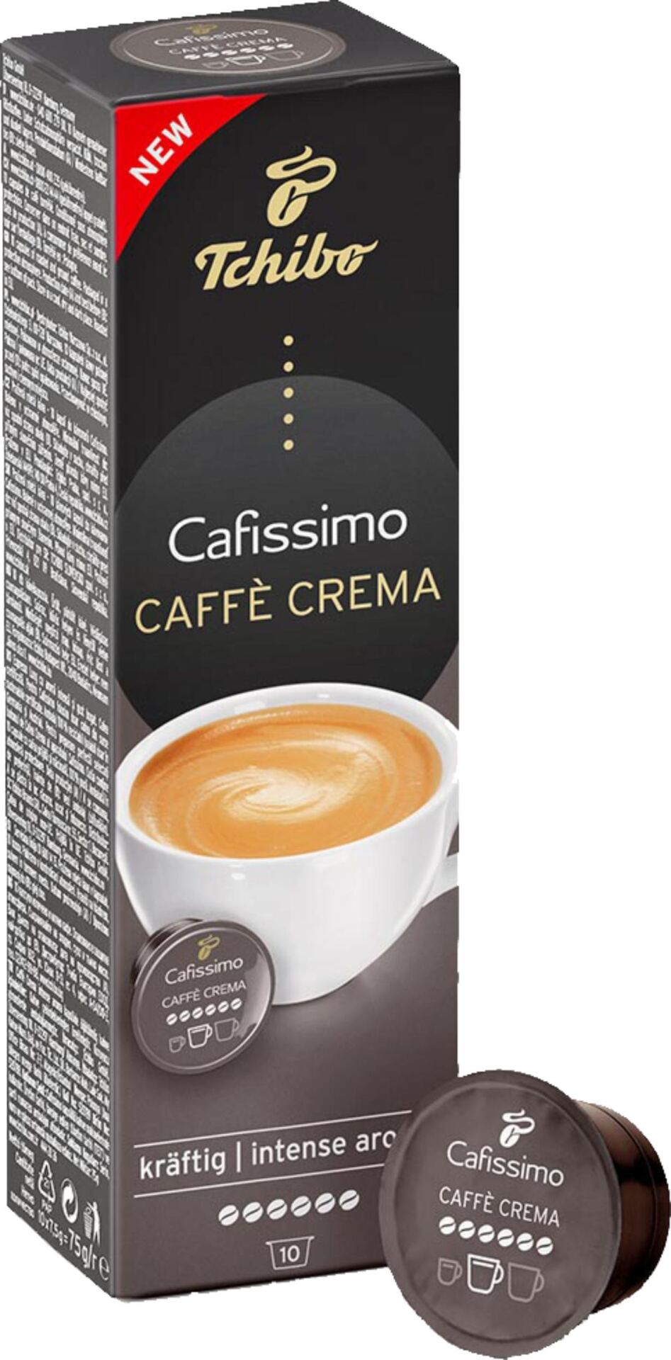 Tchibo Kawa Cafissimo Caffe Crema Kraftig Intense 10 Kapsułek - obrazek 4