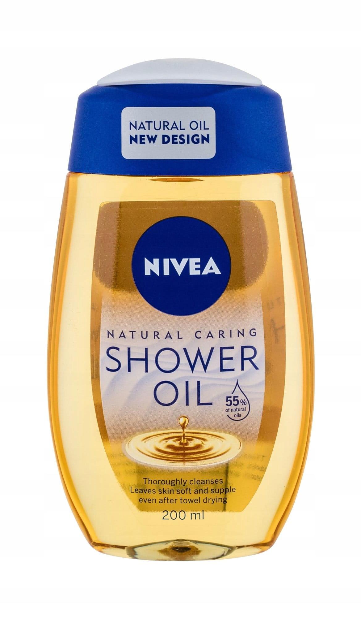 NIVEA NATURAL OIL PIELĘGNUJĄCY OLEJEK POD PRYSZNIC 200 ml - obrazek 8