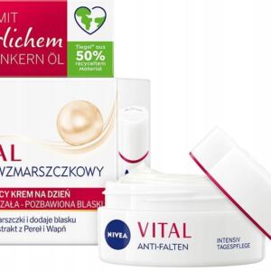 NIVEA Krem na Dzień Vital Przeciwzmarszczkowy Nawilżający, 50 ml
