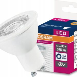 OSram 呕ar贸wka LED HALOGEN 6,9W 80W GU10 36s Neutralna Barwa 艢wiat艂a