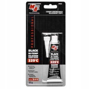 MA PROFESSIONAL Uszczelniacz Silikonowy Czarny 329°C 32g