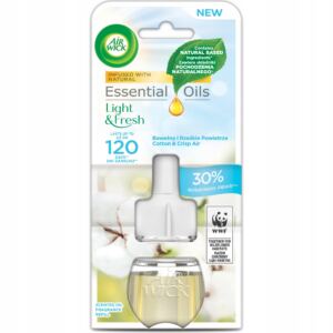 AIR WICK WKŁAD DO ELEKTRYCZNEGO ODŚWIEŻACZA BAWEŁNA, RZEŚKIE POWIETRZE 19ML