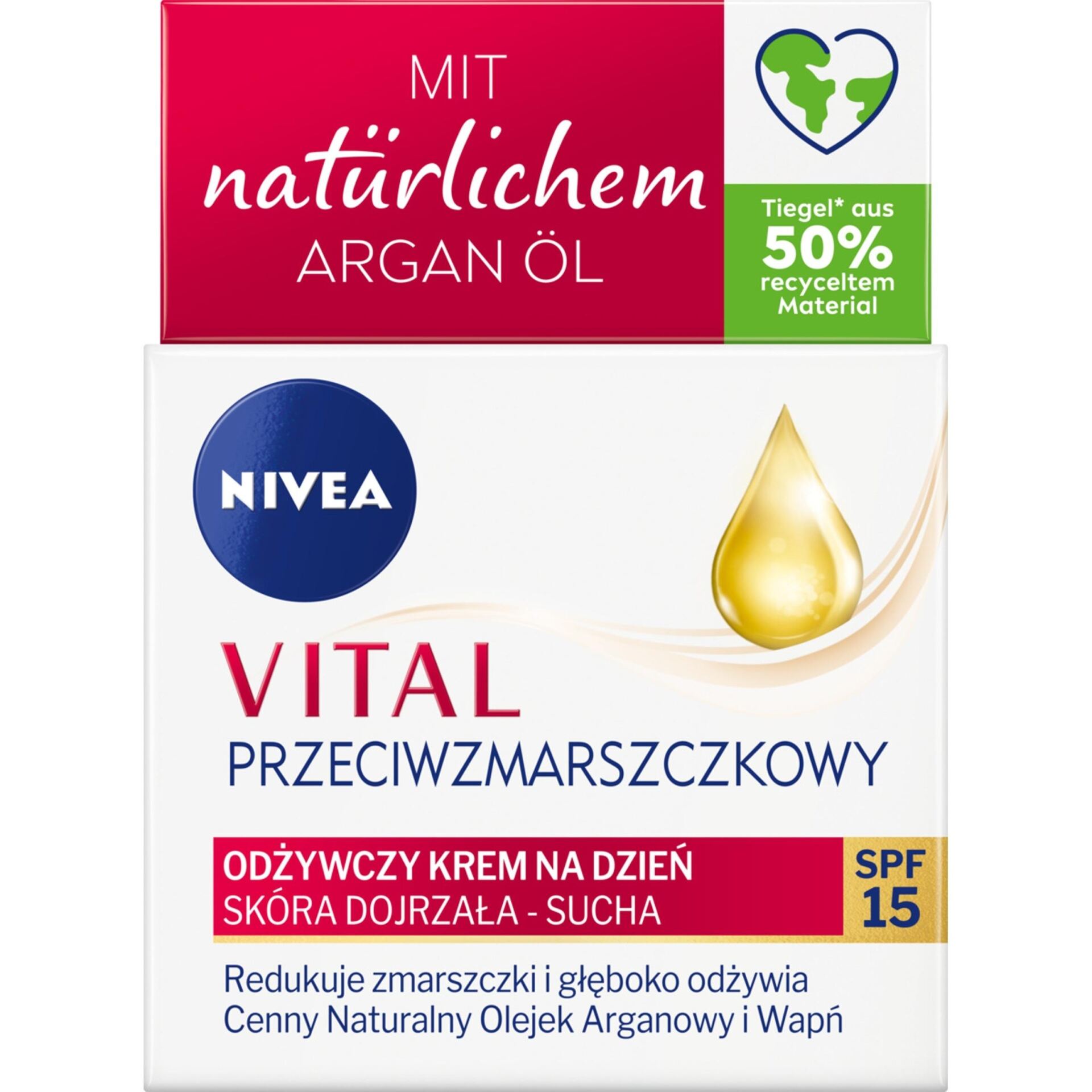 NIVEA Krem na Dzień Vital Przeciwzmarszczkowy Odżywczy, 40 ml - obrazek 11