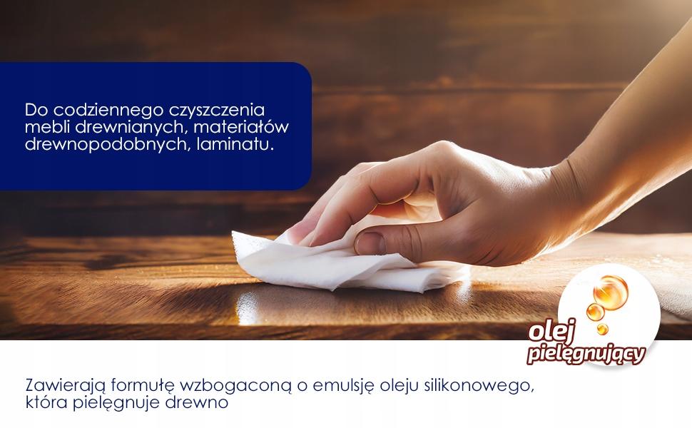 Presto nawilżane ściereczki do mebli drewnianych, 72 szt. - obrazek 3