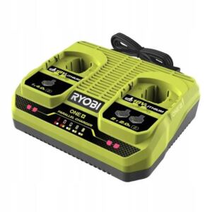 RYOBI DWUPORTOWA ŁADOWARKA DO AKUMULATORÓW 18V 4A RC18240 ONE+