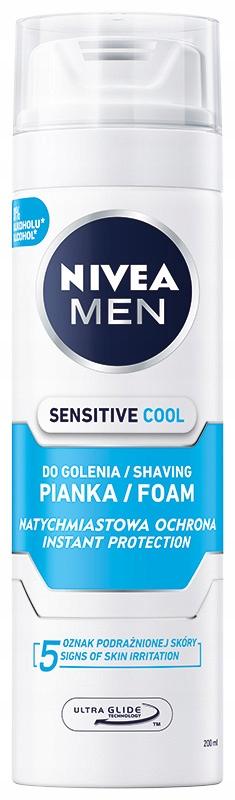 NIVEA MEN SENSITIVE COOL PIANKA DO GOLENIA 200ML