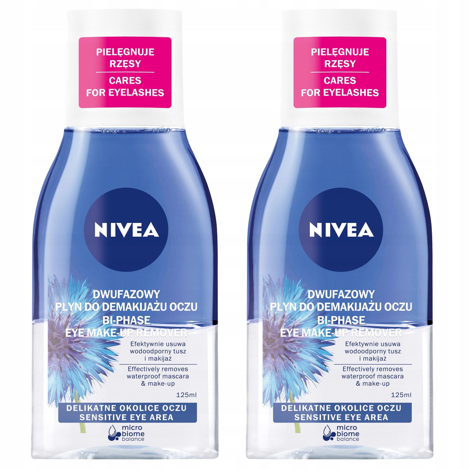 NIVEA Dwufazowy płyn do demakijażu oczu z biotyną i bławatkiem 125ml - obrazek 13