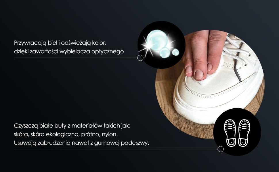 Presto Ściereczki nawilżane z wybielaczem optycznym do białych butów 15 szt - obrazek 4