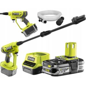 PISTOLET MYJKA CIŚNIENIOWA AKUMULATOROWA RYOBI 24 bar + BATERIA + ŁADOWARKA