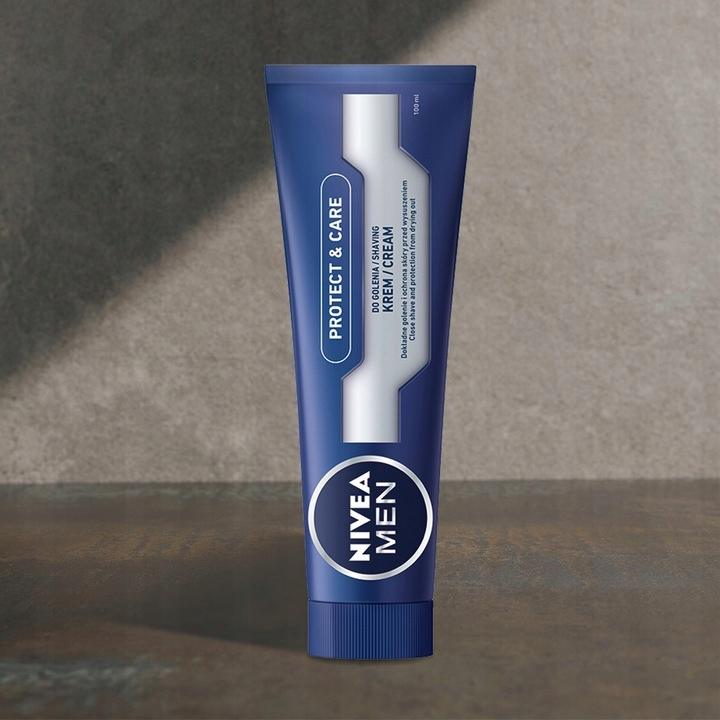 NIVEA MEN Krem do golenia Protect&Care 100ml - obrazek 2