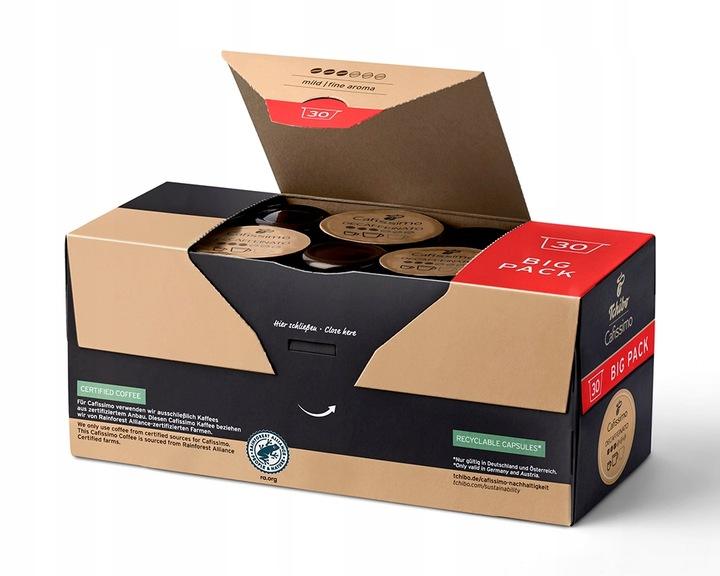 Tchibo Cafissimo Decaffeinato Bezkofeinowa Kawa Kapsułki 30kaps - obrazek 2