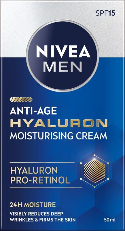 NIVEA MEN KREM PRZECIWZMARSZCZKOWY HYALURON 50 ML